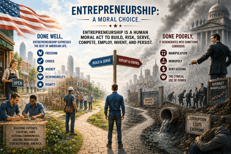 Entrepreneurship Works Best When It Remembers Why America Exists: The Power of 250 Years of Practice