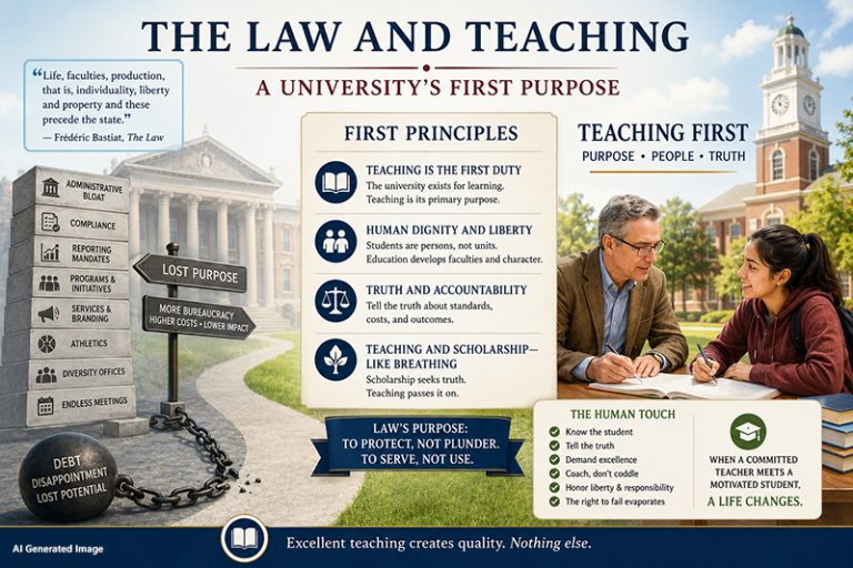 The Law and Teaching