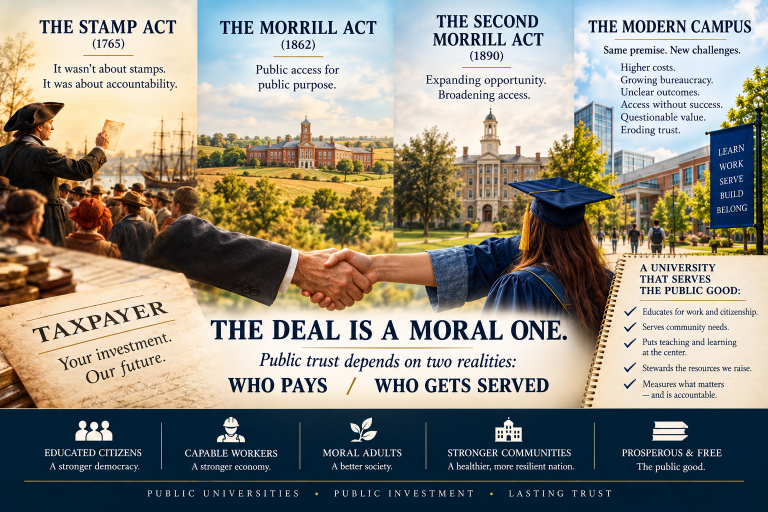 The Taxpayer’s Stamp, the People’s Land, and the University’s Promise